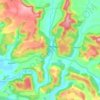 Aros topographic map, elevation, terrain