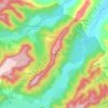 Yahualica topographic map, elevation, terrain