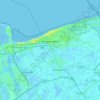 Knokke-Heist topographic map, elevation, terrain