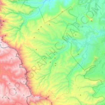 Imbabazane Ward 2 topographic map, elevation, terrain