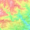 Nahoon River topographic map, elevation, terrain