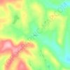 Galilee topographic map, elevation, terrain