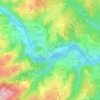 Péraclos topographic map, elevation, terrain