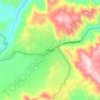 Woldia topographic map, elevation, terrain