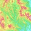 สะเมิงใต้ topographic map, elevation, terrain