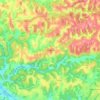 Port Blanc topographic map, elevation, terrain