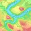 Halbestadt topographic map, elevation, terrain