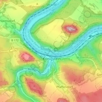 Halbestadt topographic map, elevation, terrain