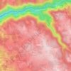 Fontebinieyre topographic map, elevation, terrain