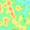 Kiti A topographic map, elevation, terrain