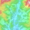 叶坑 topographic map, elevation, terrain
