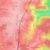 Le Grand Hongreaux topographic map, elevation, terrain