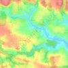 Ros topographic map, elevation, terrain
