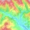 Porciano topographic map, elevation, terrain