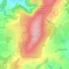 Stiperstones topographic map, elevation, terrain