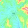 Fandriana topographic map, elevation, terrain