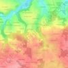 Les Vaux topographic map, elevation, terrain
