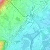 Vésenex topographic map, elevation, terrain