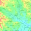 Cabatuan topographic map, elevation, terrain