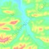 Big Fork topographic map, elevation, terrain