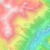 Fenestral topographic map, elevation, terrain