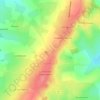 Domaine Neuf topographic map, elevation, terrain