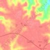 Mexia topographic map, elevation, terrain