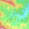 Chiprovtsi topographic map, elevation, terrain