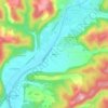 Brenac topographic map, elevation, terrain
