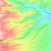 Bernad topographic map, elevation, terrain