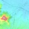 Pakutandang topographic map, elevation, terrain