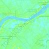 Kampung Serada topographic map, elevation, terrain