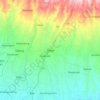 Dawe topographic map, elevation, terrain