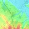 Bel Air topographic map, elevation, terrain