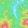 میانفریرود topographic map, elevation, terrain