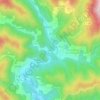 Le Mazel topographic map, elevation, terrain