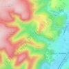 Carding Mill topographic map, elevation, terrain