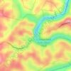 Cumberland Falls topographic map, elevation, terrain