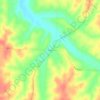 Tunas topographic map, elevation, terrain