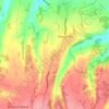 Meopham Green topographic map, elevation, terrain