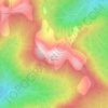 Mount Stanley topographic map, elevation, terrain