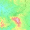 Ta'izz topographic map, elevation, terrain