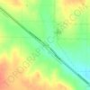 Dermott topographic map, elevation, terrain