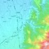 Waihenggang topographic map, elevation, terrain