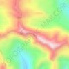 View of Red Valleyw topographic map, elevation, terrain
