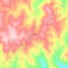 KwaDuma topographic map, elevation, terrain