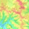 Coupau de Bas topographic map, elevation, terrain