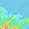 Les Batteries topographic map, elevation, terrain