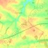 Alderton topographic map, elevation, terrain