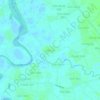 Hoa Lạc topographic map, elevation, terrain